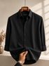 GLOREN Men Regular Fit Solid Spread Collar Casual Shirt (Pack of 2) - Image 8