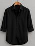 METRONAUT Men Regular Fit Solid Spread Collar Formal Shirt - Image 8