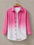 Kizyoo Men Regular Fit Dyed/Ombre Spread Collar Party Shirt - Image 8