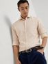CAMBREEN Men Regular Fit Striped Spread Collar Casual Shirt - Image 8