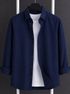 TorontoCN Men Regular Fit Solid Spread Collar Casual Shirt - Image 7