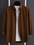 TorontoCN Men Regular Fit Solid Spread Collar Casual Shirt - Image 8