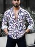 Prinza Men Regular Fit Printed Cut Away Collar Casual Shirt - Image 8