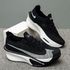 ZB JAH-3 mported gym sport sneaker fashion PU Heel Sports Shoe Sneakers For Men (Black , 8.5) - Image 6