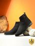 Roadster Men's Black Boots (Size 10) - Image 8