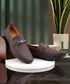 WUGATTI 100% Pure Leather Stylish Partywear Premium Quality Standard Casual Loafers For Men (Brown , 8) - Image 7