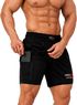 JACKY FITNESS Men's Brown Printed Gym Shorts - Image 7