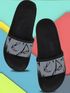 Tzen Men Slides Black White Size 9 - Image 8
