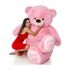 TOYS GURU 5 Feet Pink Soft Fluffy Teddy Bear - Image 5