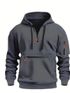 NAUGHTYMEN Men Full Sleeve Solid Hooded Sweatshirt - Image 7