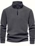 Lripsome Men Full Sleeve Solid Sweatshirt - Image 7