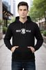 NAUGHTYMEN Men Full Sleeve Solid Hooded Sweatshirt - Image 5