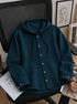 Try This Men Regular Fit Solid Hood Collar Casual Shirt - Image 8