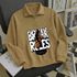Chain Link Men Printed Zip Neck Cotton Blend White T-Shirt - Image 8