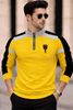 RDS ENTERPRISES Men Colorblock Hooded Neck Cotton Blend Yellow T-Shirt - Image 8