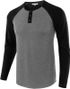 LazyChunks Men Solid Henley Neck Cotton Blend Maroon T-Shirt - Image 8