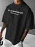 FLYIND VOGUE OUTFIT Men White Typography Round Neck T-Shirt - Image 7