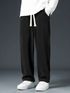 KAJARU Men Solid Black Track Pants - Image 7