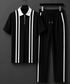 FableFit Men Top & Pyjama Set White Striped - Image 6