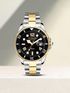 Longbo Men's Analog Watch - Silver Gold Stainless Steel Black Dial - Image 8