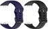 RUPELIK (Pack Of 2)Soft Silicone Watch Band Compatible with Redmi Watch Move Smart Watch Strap (Grey, Orange) - Image 7