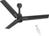 Polycab Wizzy Neo100% CopperHigh Air Delivery with 4 Year Warranty BLDC Motor with Remote 1200 mm Ceiling Fan 5 Star | Black Silver | Pack of 1