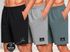 Denlike' Men Lycra Blend Black, Grey, Dark Green Regular Shorts - Image 6