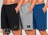 Denlike' Men Lycra Blend Black, Grey, Dark Green Regular Shorts - Image 8