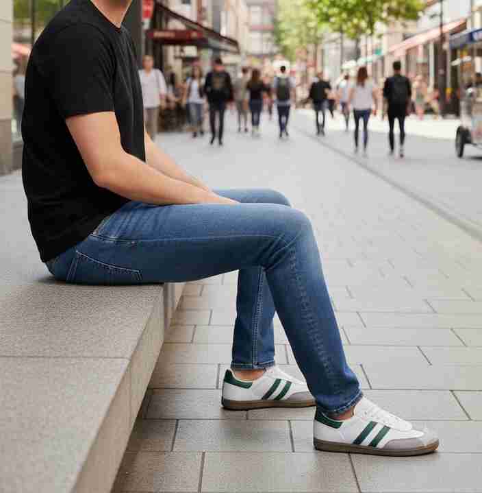 RODDICK SHOESFashion Outdoor Casual Light Weight Lace-up Sneakers For Men Sneakers For Men (Green) - Image 6