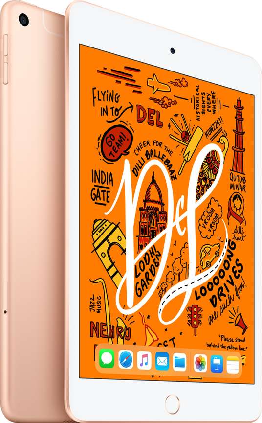 Apple ipad Mini (2019) 64 GB ROM 7.9 inch with 4G (Gold) Price in 