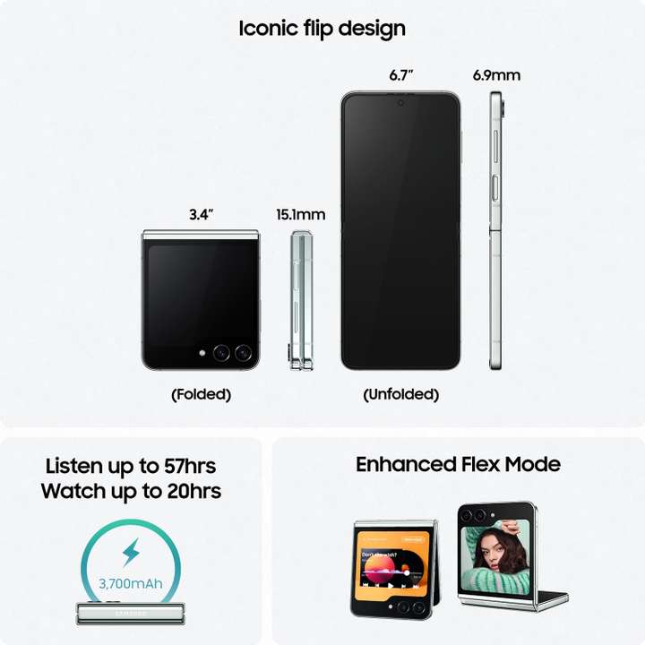SAMSUNG Z Flip5 ( 512 GB Storage, 8 GB RAM ) Online at Best Price 