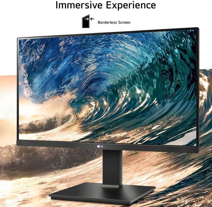 LG QHD Monitor 60.96 cm (24 inch) Quad HD LED Backlit IPS Panel  