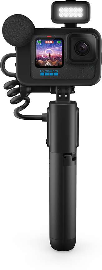 GoPro HERO12 Creator Edition - Volta Media Mod Light Sports and 