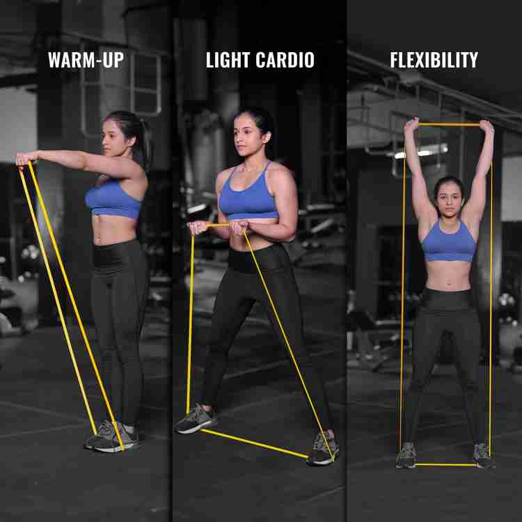 Workout Bands Yellow Resistance Band Weight Workout 20 Kg