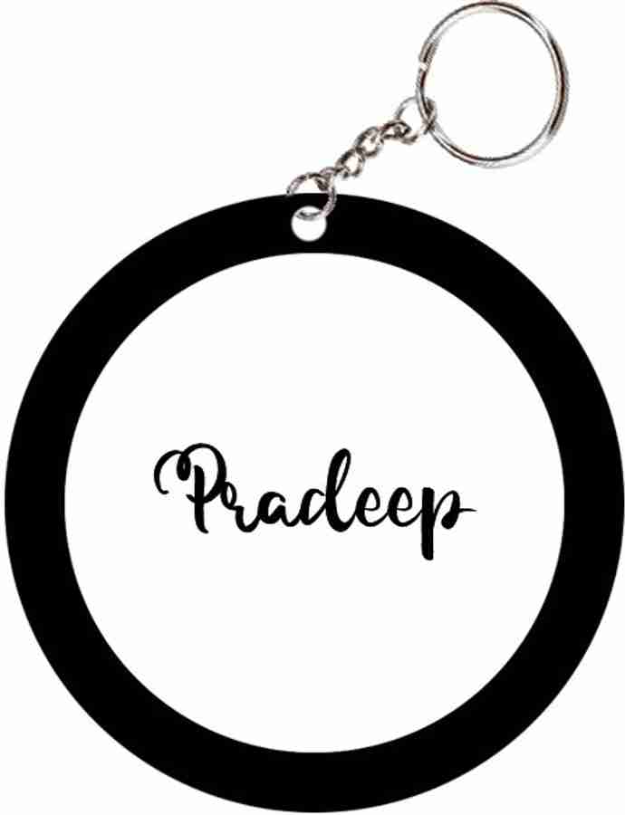 Pradeep Keychain Pradeep Name Logo 911x570