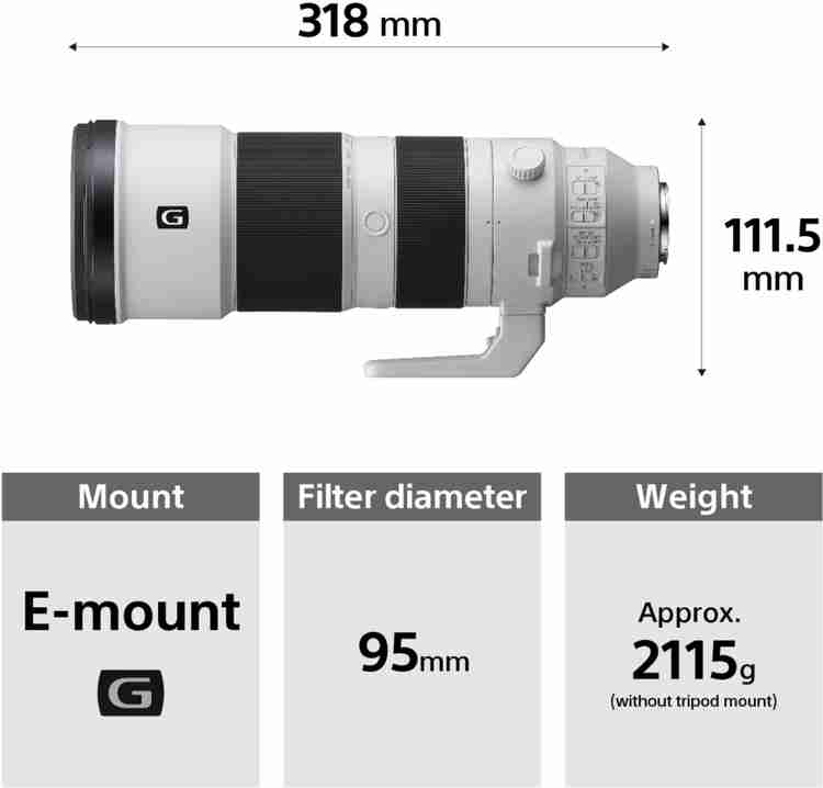 SONY SEL200600G Telephoto Zoom Lens - SONY : Flipkart.com