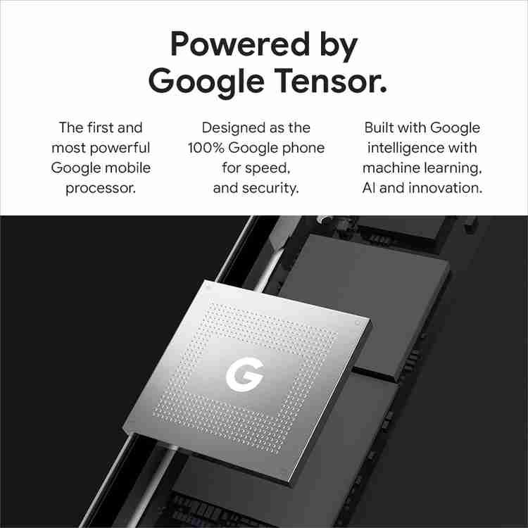 Google Pixel 6a with Flagship Tensor Processor & Titan M2 chip 