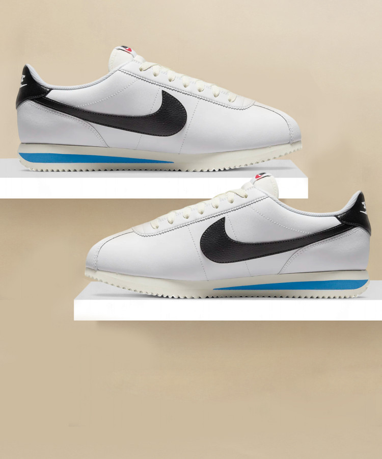 running in nike cortez