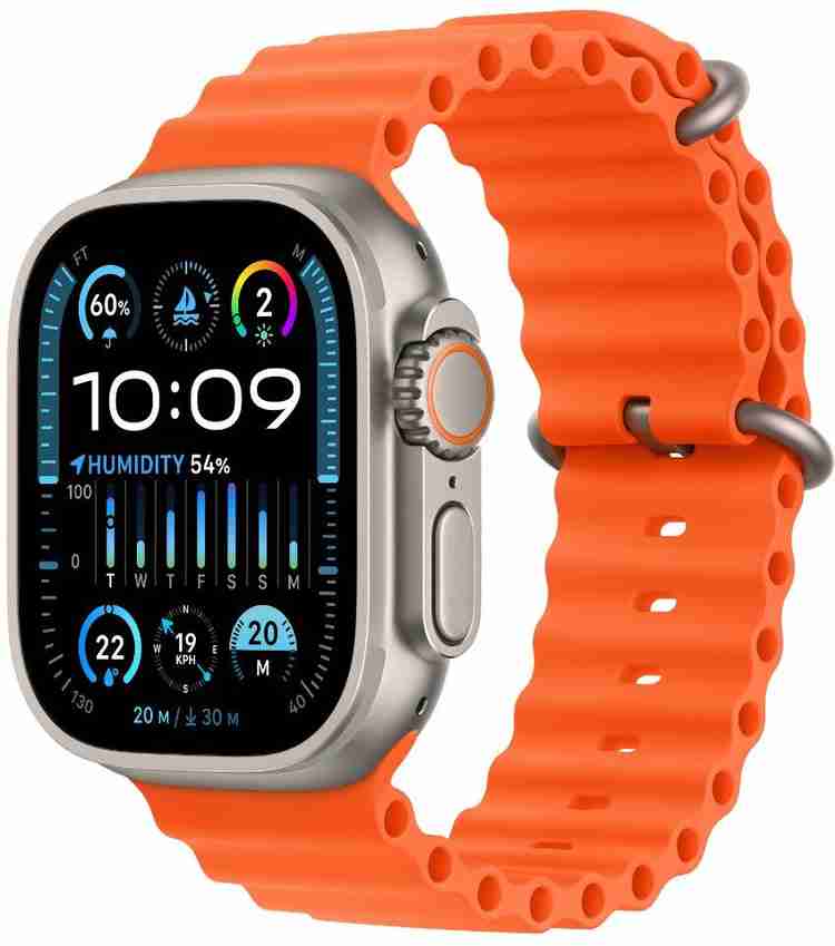 Apple Watch Ultra 2 GPS + Cellular 49mm Titanium Case with Orange 