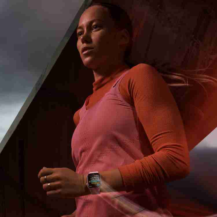 Apple Watch Series 9 GPS 41mm Starlight Aluminium Case with 
