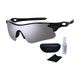 Bingo Sports Goggle Mirrored UV Protection For Men-Women, Riding, Cycling, Running, (White, Blue) - Image 8