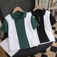 Try This Boys Colorblock Cotton Blend Regular T Shirt (Brown, White, Pack of 1) - Image 8