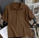 Try This Boys Colorblock Cotton Blend Regular T Shirt (Brown, White, Pack of 1) - Image 6