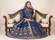 Shree Ambey Trading Embroidered Semi Stitched Rajputi Poshak Pink - Image 7