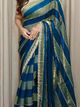 PROSILITIESYUVA Color Block Bollywood Silk Blend Saree Multicolor - Image 8