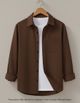 Styles Thief Men Regular Fit Solid Spread Collar Casual Shirt - Image 7