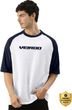 Veirdo Oversized Men Printed Typography Cotton T-Shirt (Beige) - Image 7