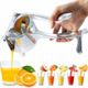 FULKIZA Aluminium Fulkiza Heavy Duty Fruit Juicer Squeeze Manual Lime Orange Juice juicer Hand Juicer (Steel) - Image 3