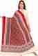 kaevion Net Self Design Red Women Dupatta - Image 2