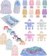 Fareto Cotton Baby Bed Sized Bedding Set (Multicolor, 1 sleeping bag, 1 Mattress with net, 1 Nest with Three pillow, 1 Pillow Set, 1 Carry Bed) - Image 3